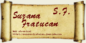 Suzana Fratucan vizit kartica